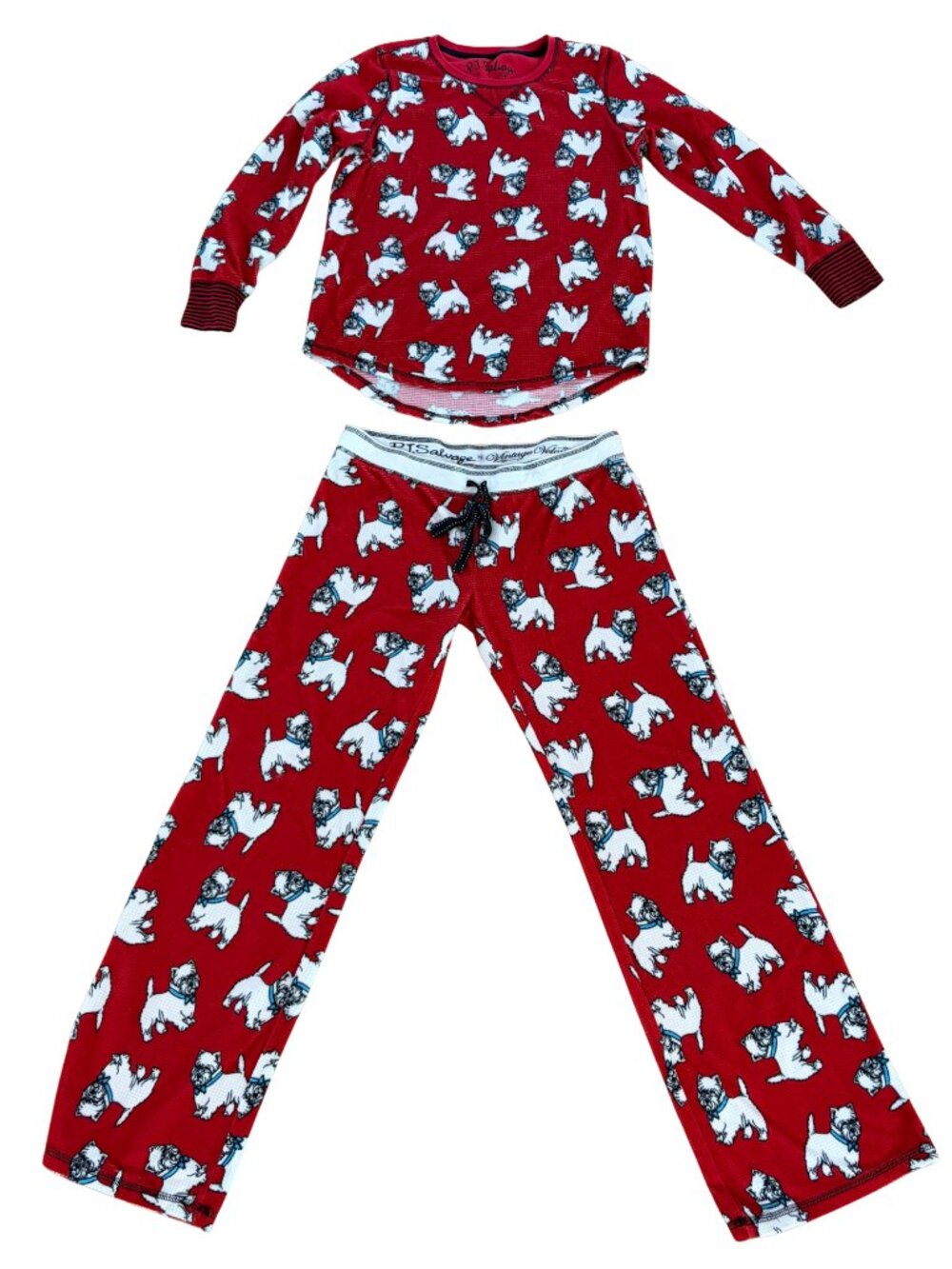 PJ Salvage - Red Patterned Pajamas